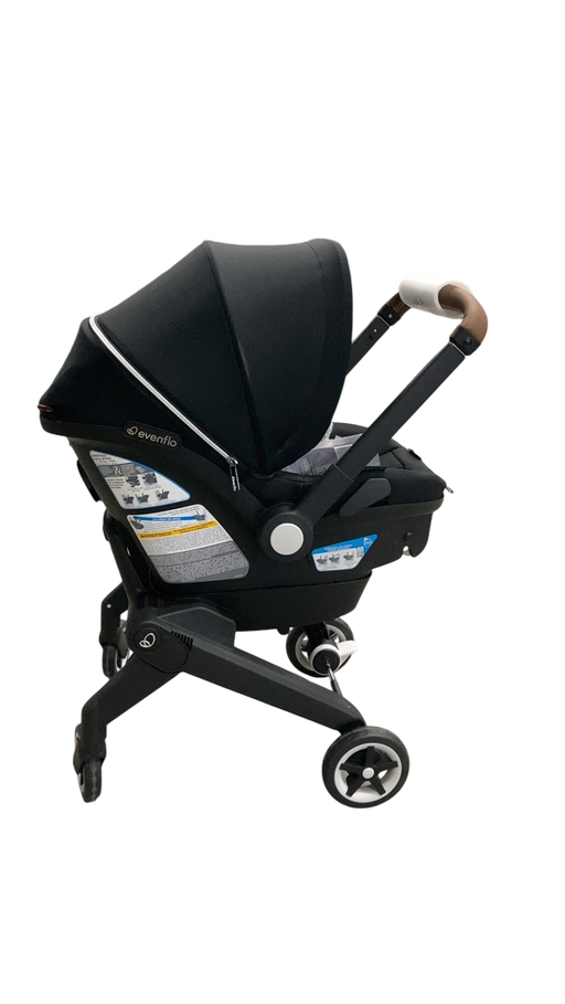 Shop Evenflo Gold Shyft Dual Ride Infant Car Seat Stroller Combo, 2025, Moonstone Gray, with Carryall Storage and Extended Canopy at GoodBuy Gear