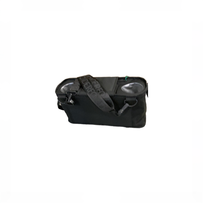 Shop Wonderfold Universal Parent Console Stroller Organizer with Insulated Cup Holders, Jet Black at GoodBuy Gear