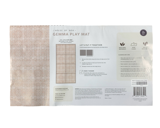 Shop House Of Noa Little Nomad Play Mat, 4x8', Gemma-Linen at GoodBuy Gear