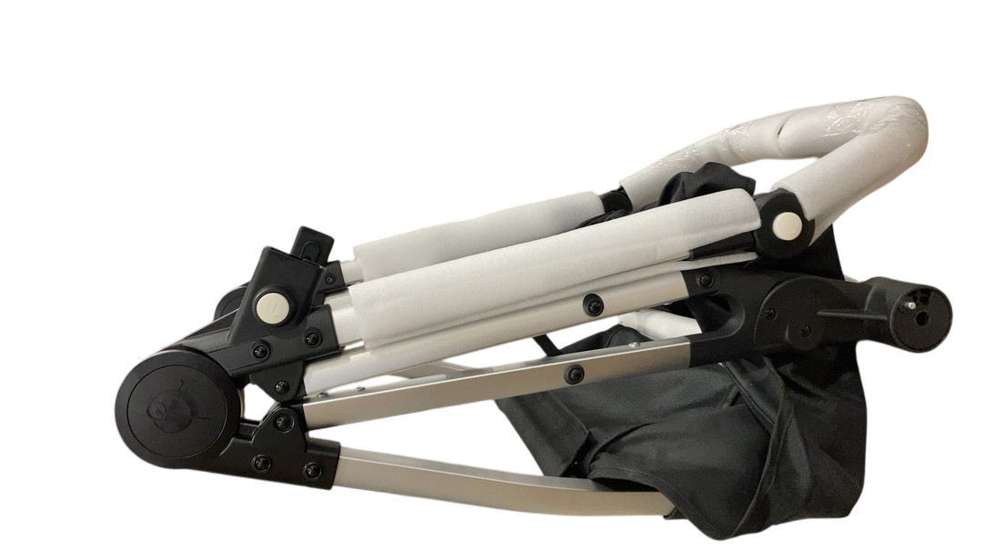 Shop Mockingbird Single to Double 2.0 Stroller, 2025, Black, Silver With Penny Leather, Windowpane at GoodBuy Gear