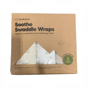 Shop DRAFT - KeaBabies Soothe Swaddle Wraps 3 Pack, Bumble Bear at GoodBuy Gear