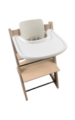 Shop Stokke Tripp Trapp High Chair with Baby Set and Tray, Serene Pink, White at GoodBuy Gear