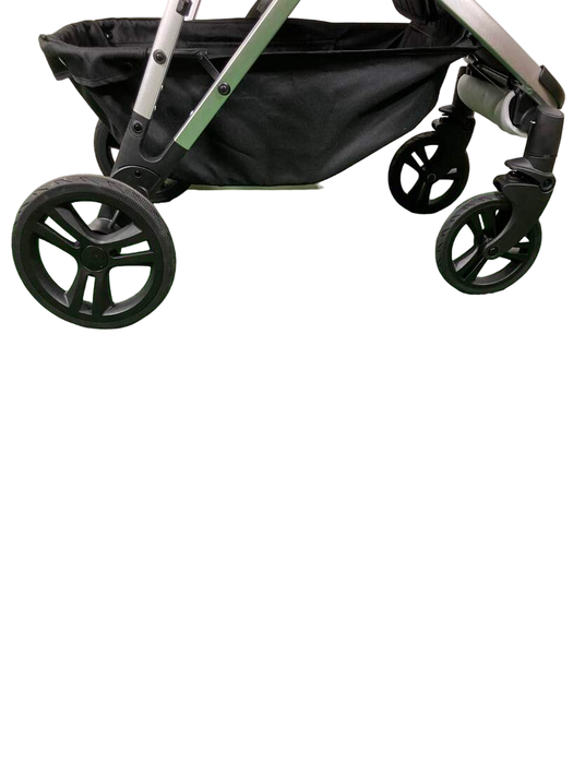 Shop Mockingbird Single to Double 2.0 Stroller, 2024, Black, Silver With Black Leather, Watercolor Drops at GoodBuy Gear
