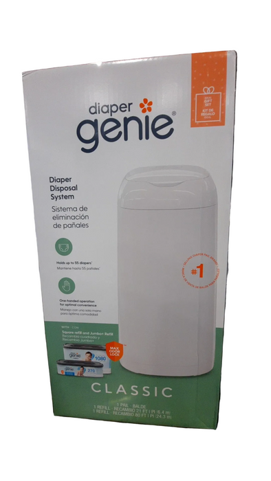 Shop Diaper Genie Classic Diaper Pail Gift Set, with 2 Refills at GoodBuy Gear