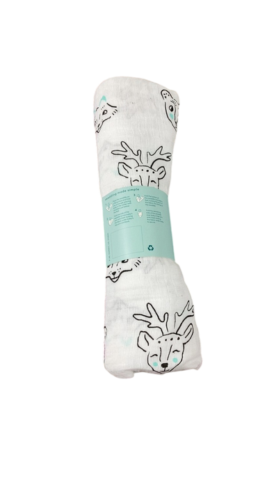 Shop Aden + Anais Swaddle Blanket, Animal Faces at GoodBuy Gear