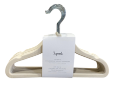 Shop 3 Sprouts Velvet Baby Hangers, 15 Pack, Cream at GoodBuy Gear