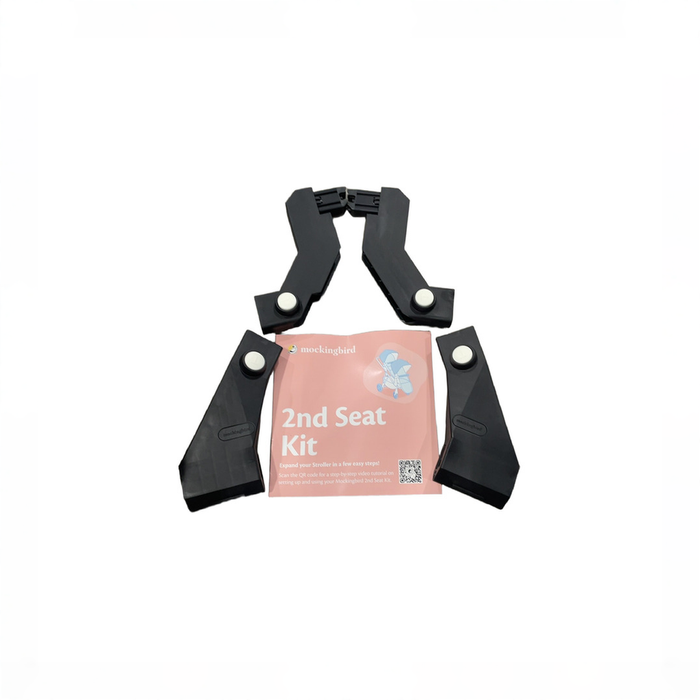 Shop Mockingbird 2nd Seat Kit 3.0, Charcoal with Black Leather, Sea at GoodBuy Gear