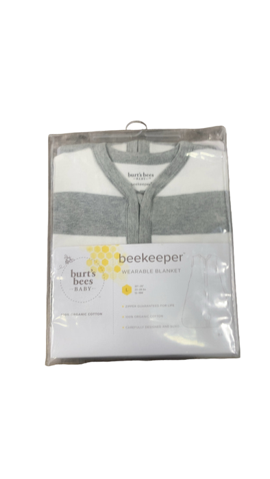 Shop Burt's Bees Baby Beekeeper Wearable Blanket, Large, 0.5 TOG (Lightweight), Rugby Stripe Grey at GoodBuy Gear