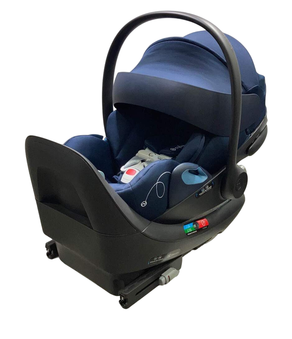Shop Cybex Cloud G Lux with SensorSafe, 2023, Ocean Blue at GoodBuy Gear
