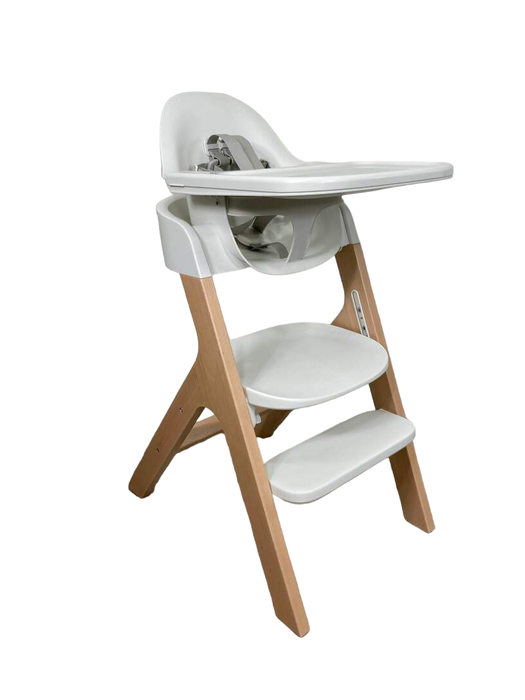 Shop Mockingbird High Chair, Natural Beech, White at GoodBuy Gear