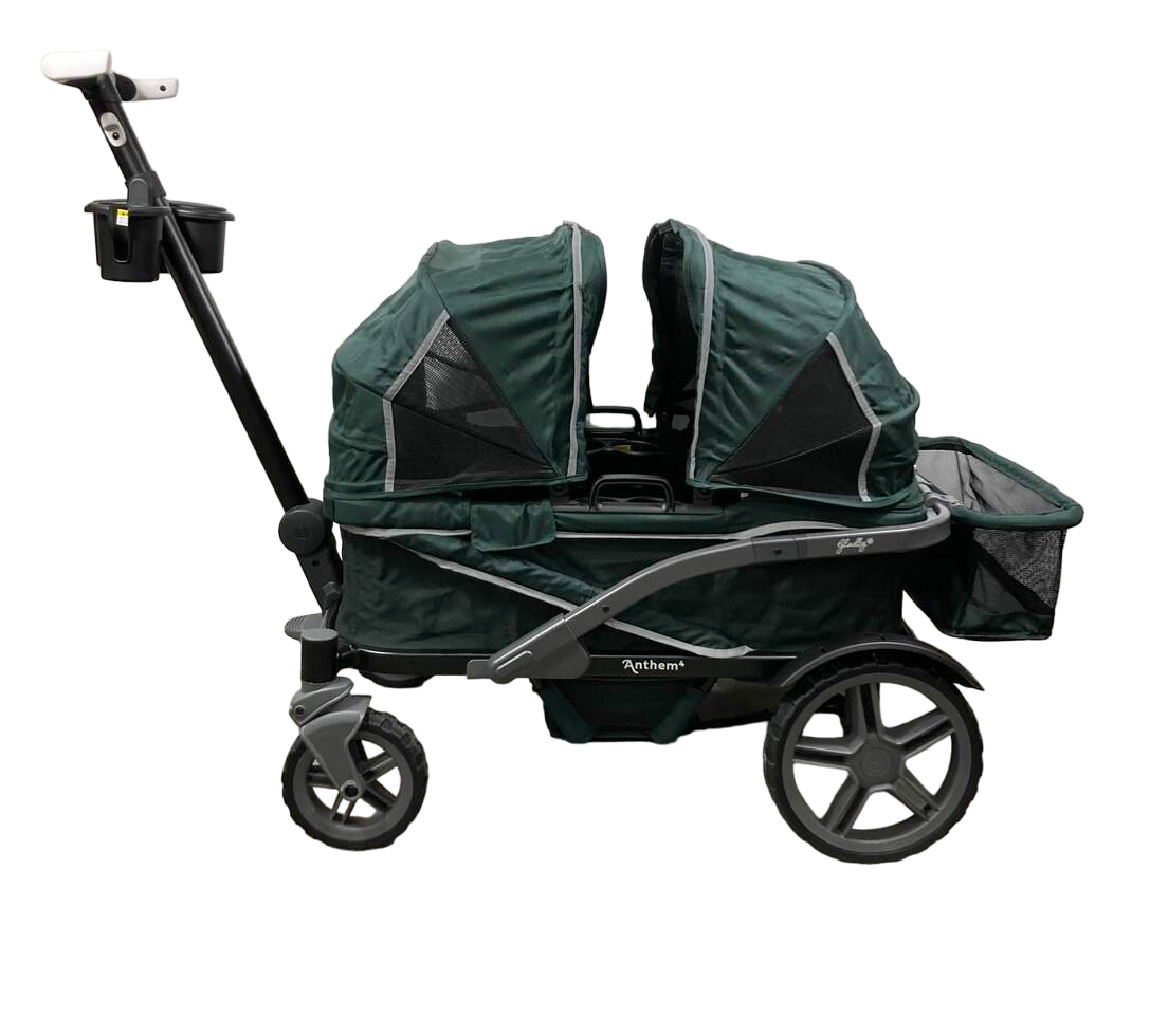 gladly stroller wagon Gladly Family Anthem4 Classic 4 Seater All Terrain Wagon Stroller, Sea