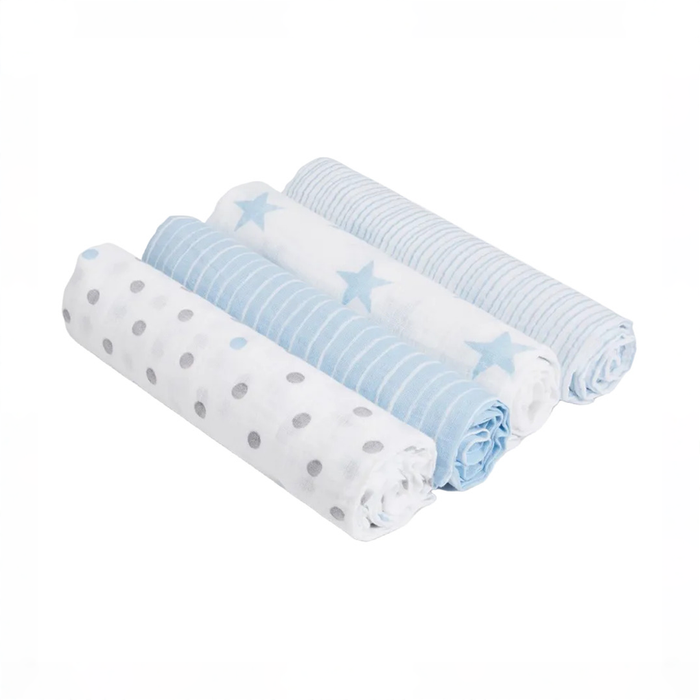 Shop Aden + Anais Cotton Muslin Swaddles Pack of 4, Dapper at GoodBuy Gear