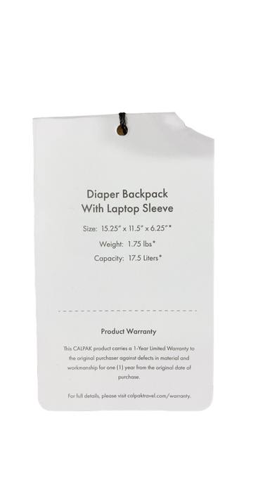 Shop Calpak Diaper Backpack with Laptop Sleeve, Hazelnut at GoodBuy Gear