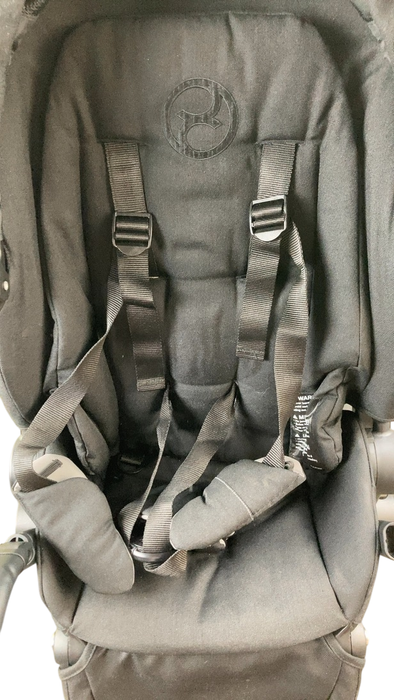 Shop Cybex PRIAM Stroller, 2017, Deep Black, Chrome With Black Details at GoodBuy Gear