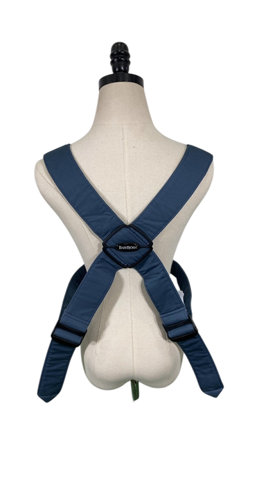 Shop BabyBjorn Baby Carrier Mini, Vintage Indigo Woven at GoodBuy Gear