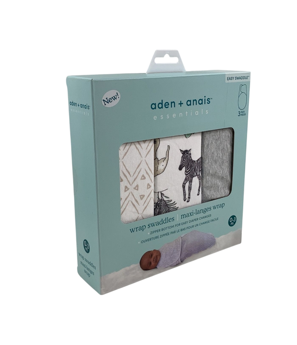 Shop Aden + Anais Essentials Easy Wrap Swaddle, 3 Pack, Toile, Small (0-3 Months) at GoodBuy Gear