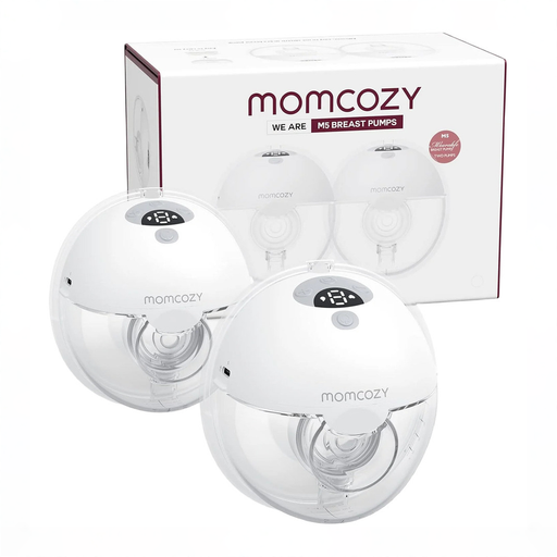 Shop Momcozy All-in-one M5 Double Wearable Breast Pump, Quill Grey at GoodBuy Gear