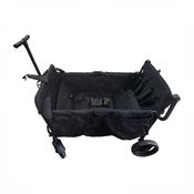 Shop Vomeast Stroller Wagon With Canopy, 2 Seater, Black at GoodBuy Gear