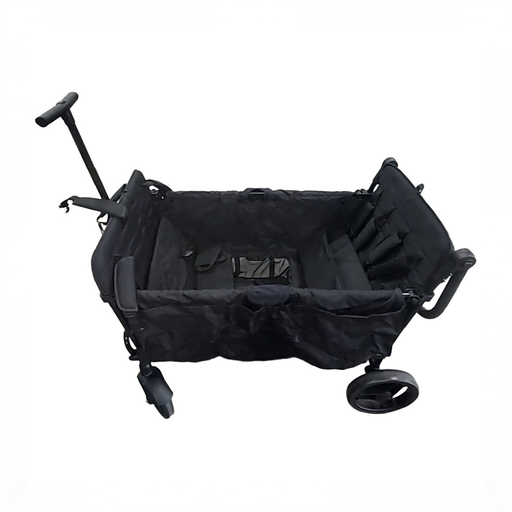 Shop Vomeast Stroller Wagon With Canopy, 2 Seater, Black at GoodBuy Gear
