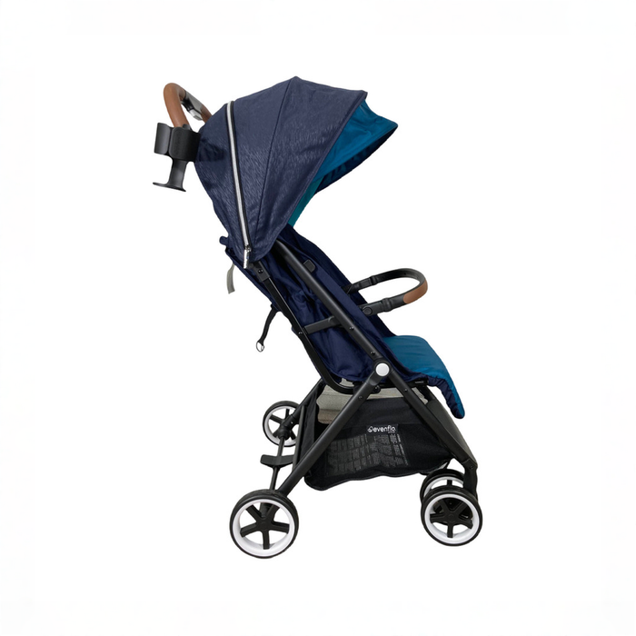 Shop Evenflo GOLD Otto Self-Folding Lightweight Travel Stroller, 2022, Sapphire Blue at GoodBuy Gear