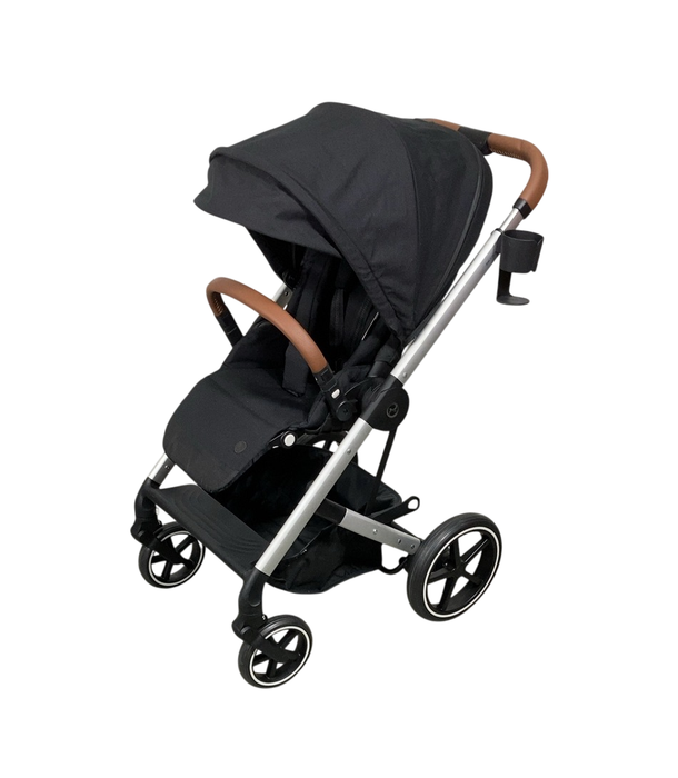 Shop Cybex Balios S Lux Stroller, 2021, Moon Black, Silver at GoodBuy Gear