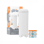 Shop Diaper Genie Platinum Pail Gift Set, Lily White at GoodBuy Gear
