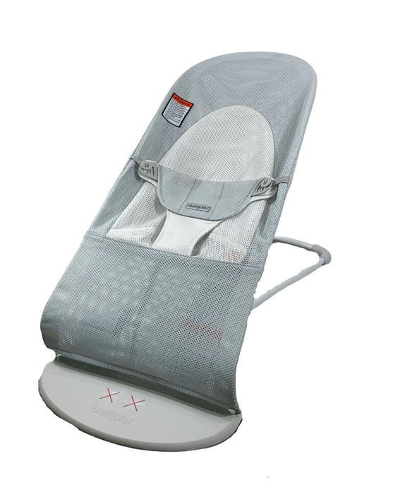 BabyBjorn Bouncer Balance, Light Gray Frame, Silver White Mesh