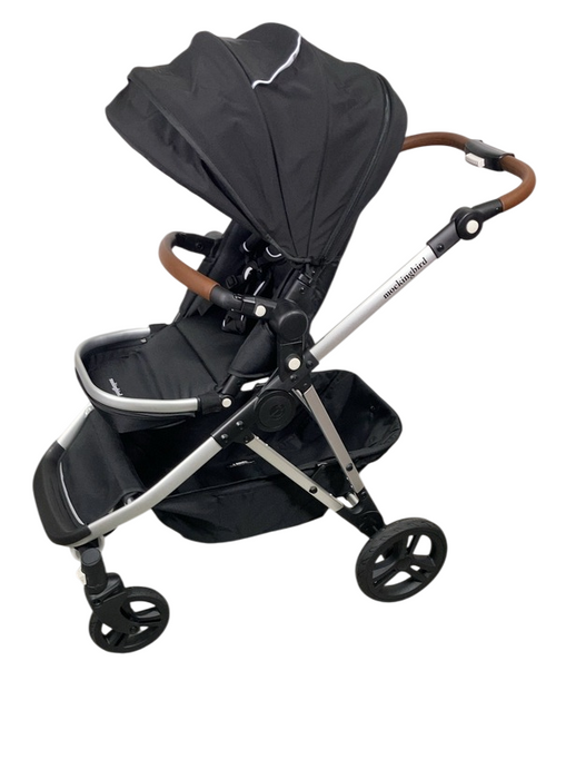 Shop Mockingbird Single to Double 2.0 Stroller, 2025, Black, Silver With Penny Leather, Watercolor Drops at GoodBuy Gear