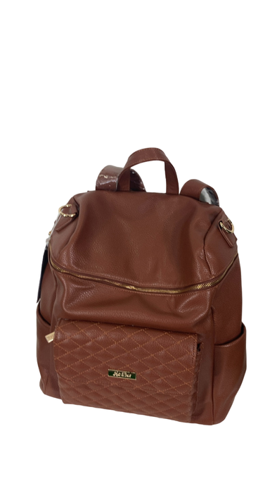 Shop Luli Bebe Monaco Diaper Bag Large, Caramel Brown at GoodBuy Gear