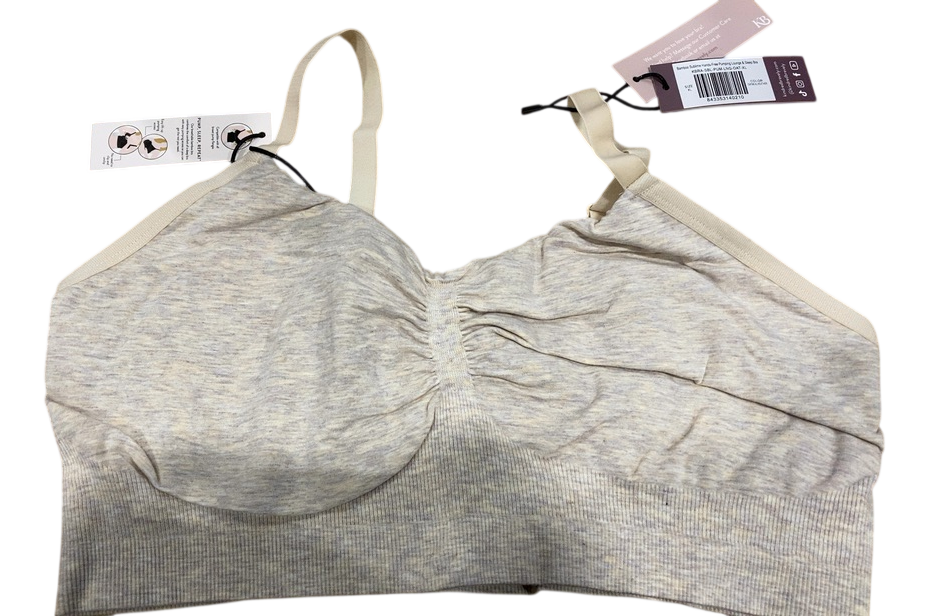 Shop Kindred Bravely Sublime Bamboo Hands-Free Pumping Lounge & Sleep Bra, Oatmeal Heather, Regular (B-D), XL at GoodBuy Gear