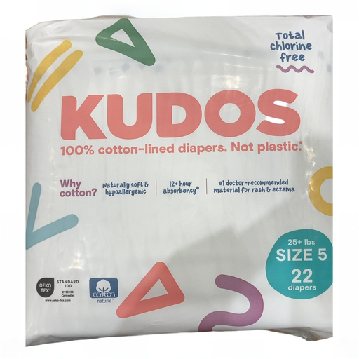 Shop Kudos Diapers, 22, Size 5, White at GoodBuy Gear