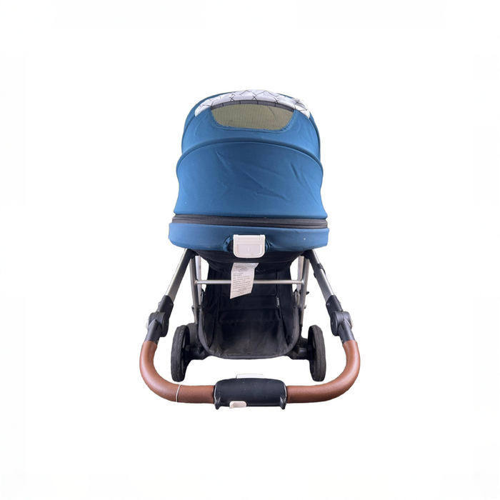 Shop Mockingbird Single to Double Stroller, 2022, Sea, Silver/Brown, Windowpane at GoodBuy Gear