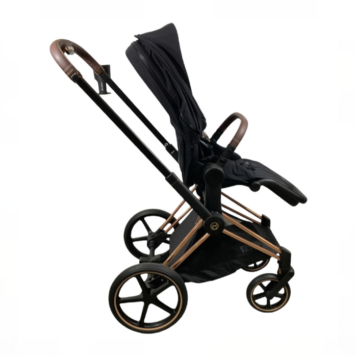 Shop Cybex PRIAM4 Stroller, 2023, Deep Black, Rose Gold at GoodBuy Gear