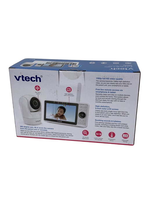 Shop VTech 5” Smart WiFi 1080p Pan & Tilt Monitor at GoodBuy Gear