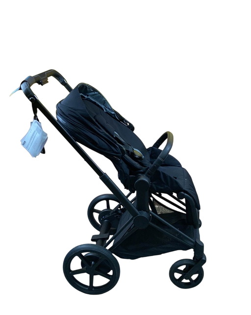 Shop Cybex E-PRIAM Electric Stroller, 2023, Deep Black, Matte Black, with Battery at GoodBuy Gear