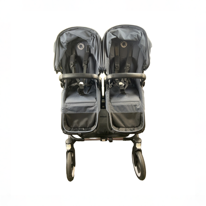 Shop DRAFT - Bugaboo Donkey 5 Duo Stroller, 2021, Graphite, Stormy Blue, Stormy Blue at GoodBuy Gear