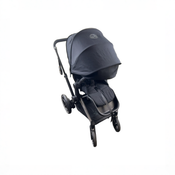 Shop DRAFT - Cybex E-PRIAM Electric Stroller, 2021, Chrome With Black Details, Deep Black, without Battery at GoodBuy Gear