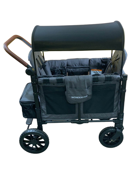 Shop Wonderfold W2 Luxe Multifunctional Double Stroller Wagon, 2023, Charcoal Gray at GoodBuy Gear