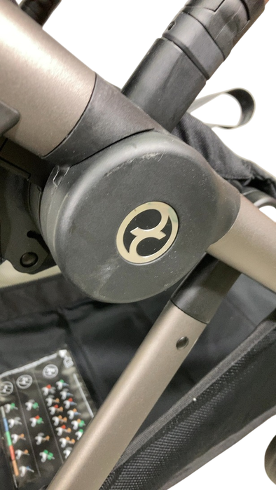 Shop Cybex Gazelle S Modular Stroller, 2024, Moon Black, Taupe Frame at GoodBuy Gear