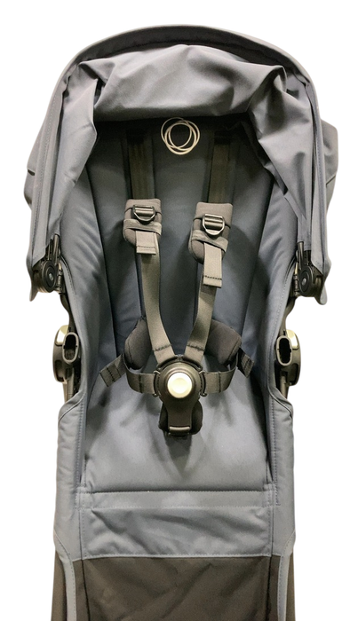 Shop Bugaboo Donkey 5 Duo Extension Set, 2024, Black Frame, Stormy Blue, Stormy Blue, with Canopy at GoodBuy Gear