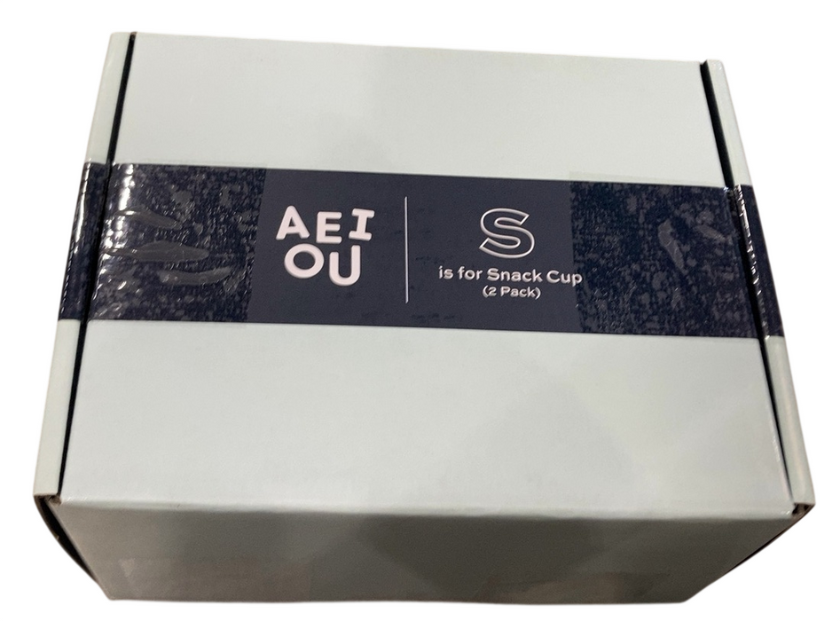 Shop AEIOU Silicone Snack Cup, 2 Pack, Sage/Oat Speckle at GoodBuy Gear