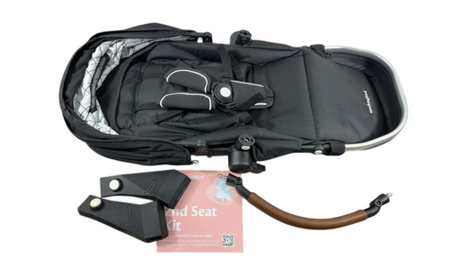 Shop Mockingbird 2nd Seat Kit 2.0, Black, Silver With Penny Leather, Windowpane at GoodBuy Gear