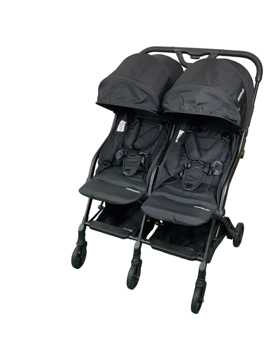 Shop Mompush Lithe Double Stroller, 2023, Black at GoodBuy Gear