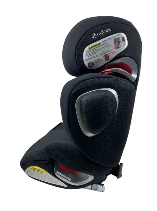 Cybex Solution Z-Fix Highback Booster Seat, Stardust Black, 2025