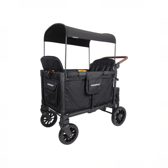 Shop Wonderfold W4 Luxe Pro Stroller Wagon, 2026, Jet Black at GoodBuy Gear