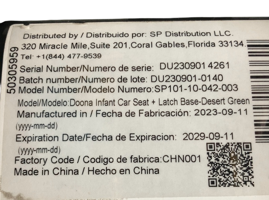 Shop Doona Infant Car Seat & Stroller Combo, 2023, Desert Green at GoodBuy Gear