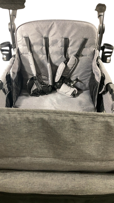 Shop Delta Children Jeep Deluxe Wrangler Wagon Stroller with Cooler Bag and Parent Organizer, 4 Seater, Grey at GoodBuy Gear