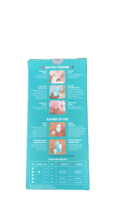 Shop Herobility Wide-Neck Baby Bottle, Blue, 0+ month, 1 Count at GoodBuy Gear