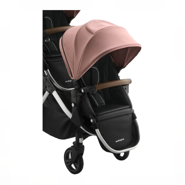 Shop Mockingbird 2nd Seat Kit 3.0, Rose, Silver with Penny Leather at GoodBuy Gear