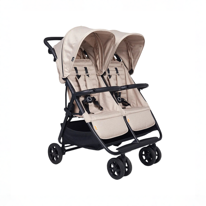 Shop Zoe The Twin V2 Double Stroller, 2025, Sand at GoodBuy Gear